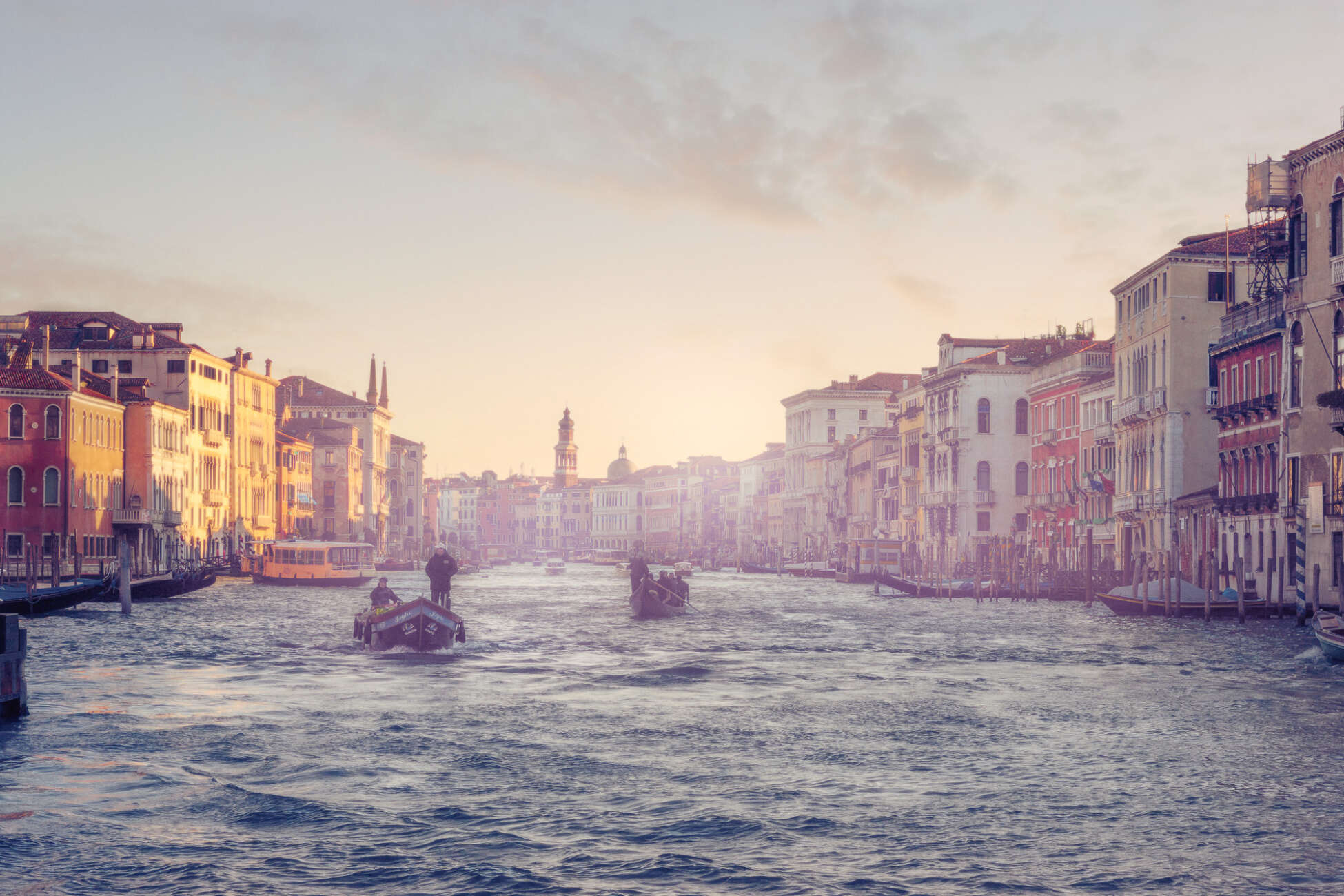 Morning Deliveries On The Grande Canal Venice