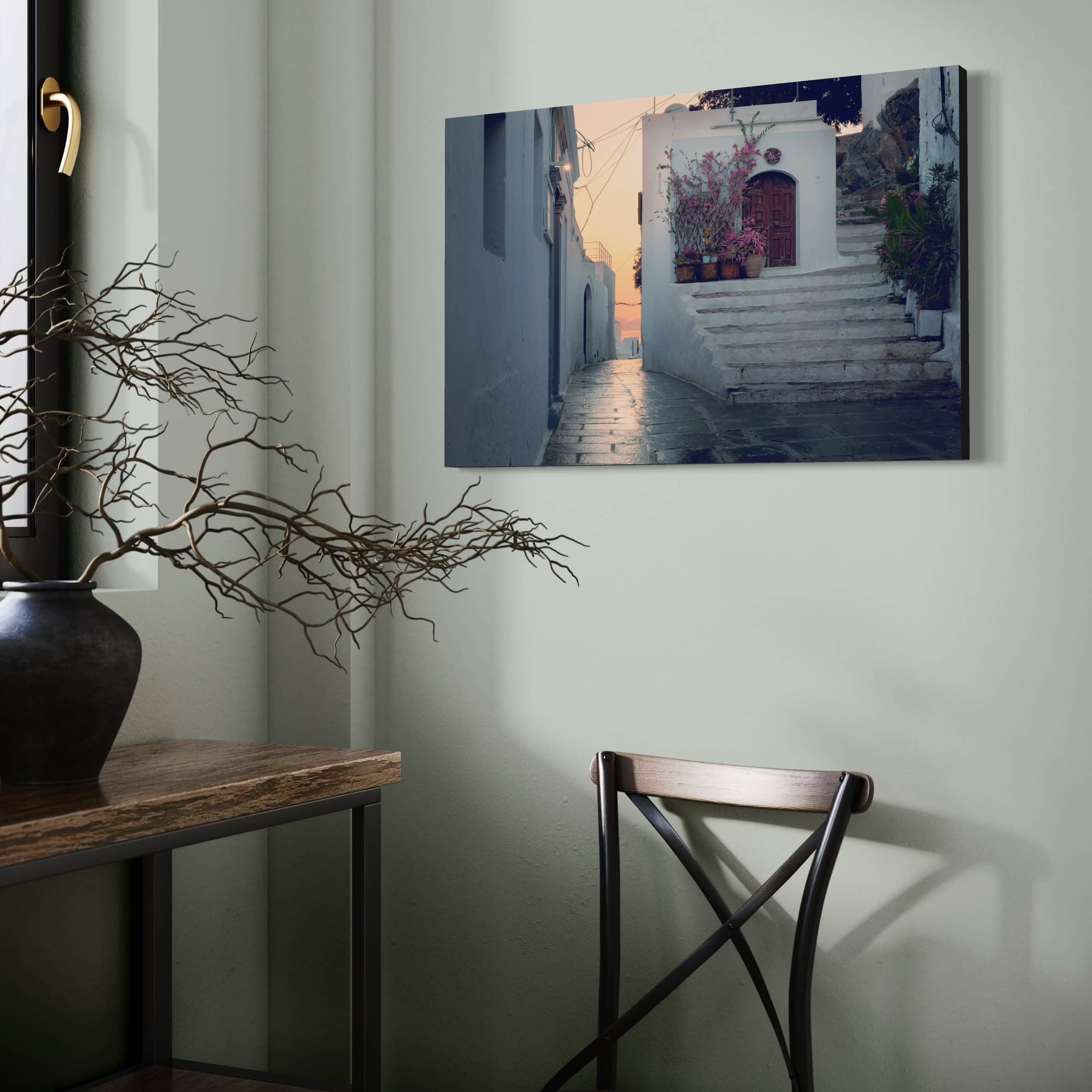 Lindos Village Dawn Rhodes Greece Gallery Canvas Print | Aeonian Art - Image 5
