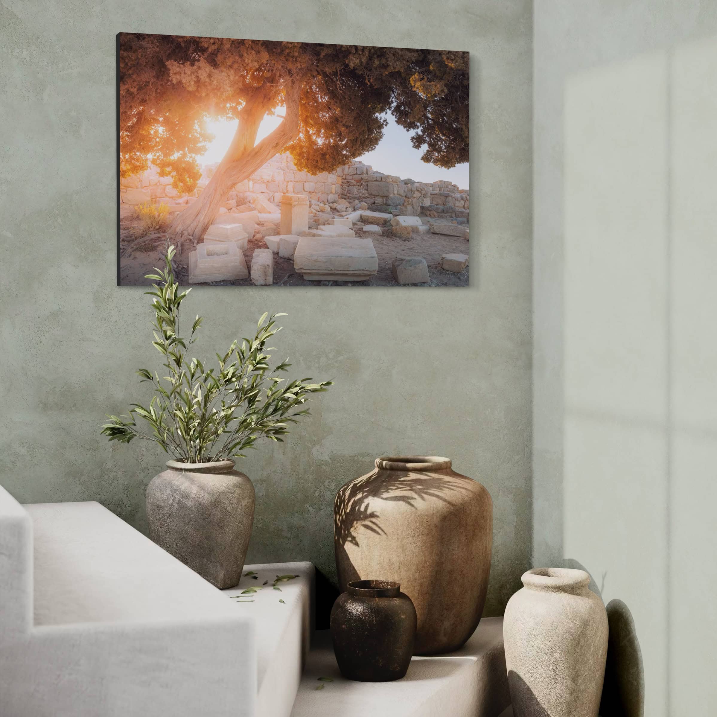 Byzantine Ruins Kastri Beach Kos Greece Gallery Canvas Print | Aeonian Art - Image 4