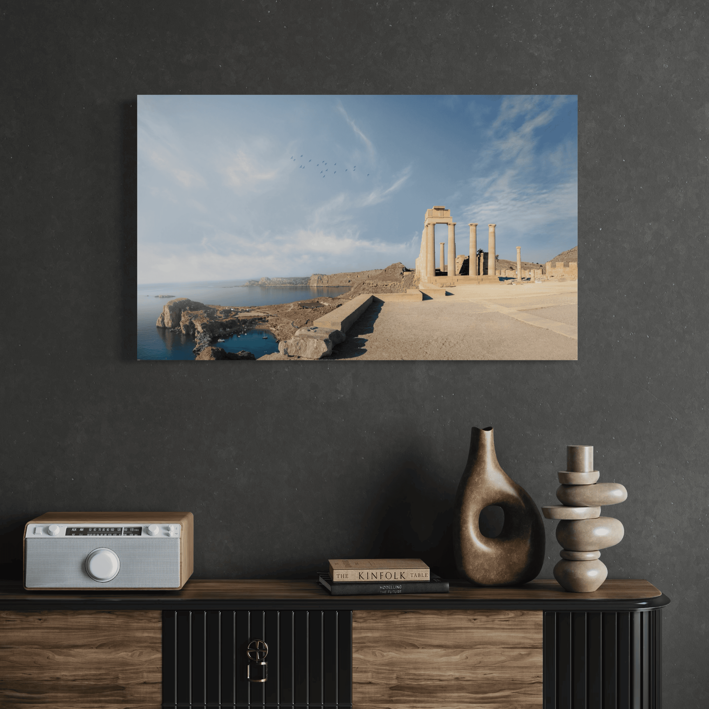 Acropolis Lindos Rhodes Greece Gallery Canvas Print | Aeonian Art - Image 4