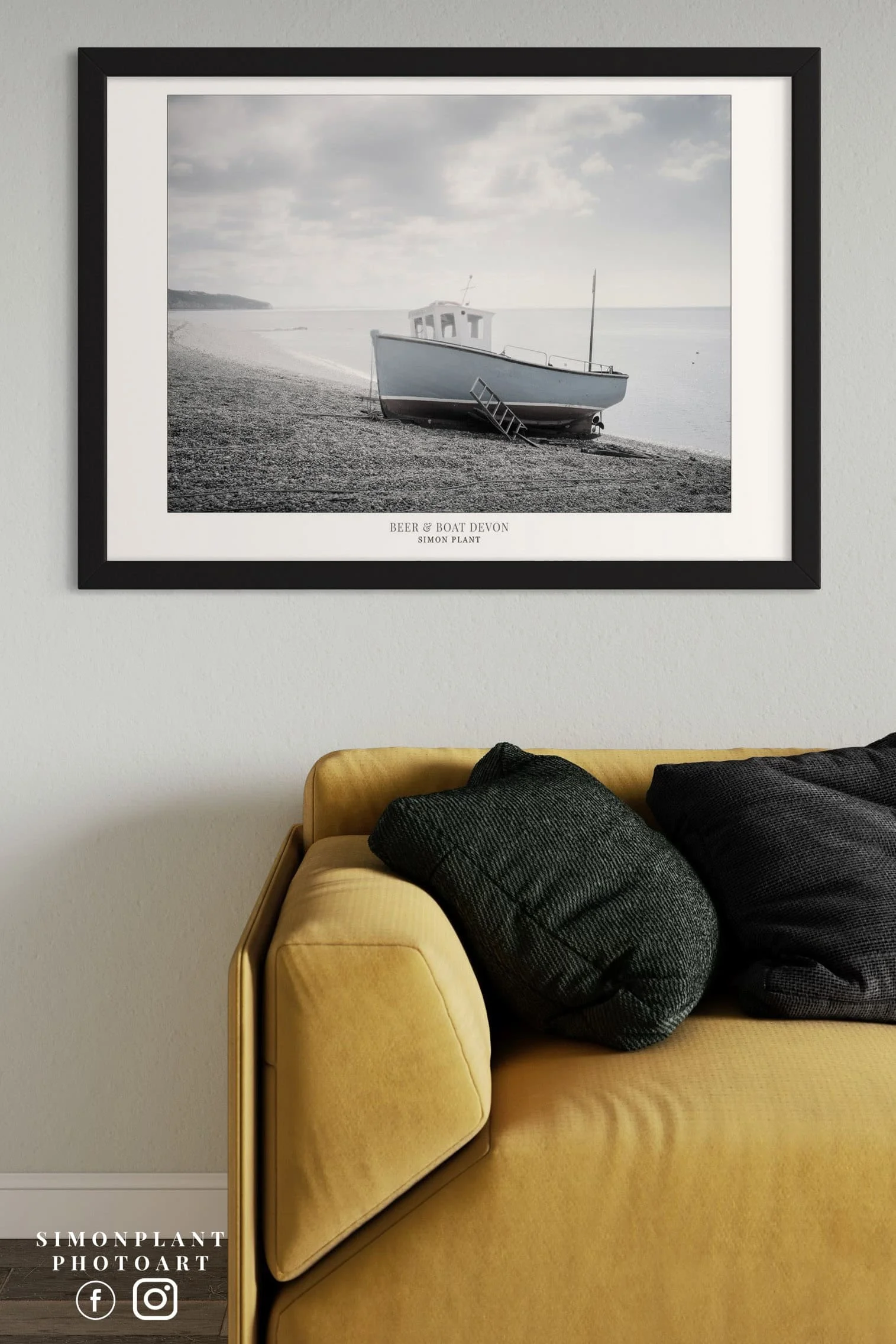 Fishing Boat At Beer Devon Poster Photography